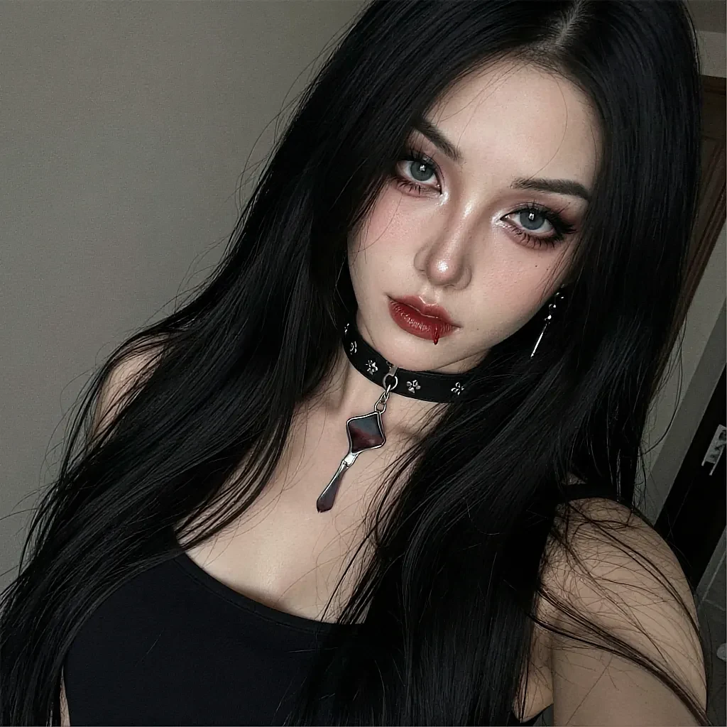 Square avatar of a fictional AI character with dark hair